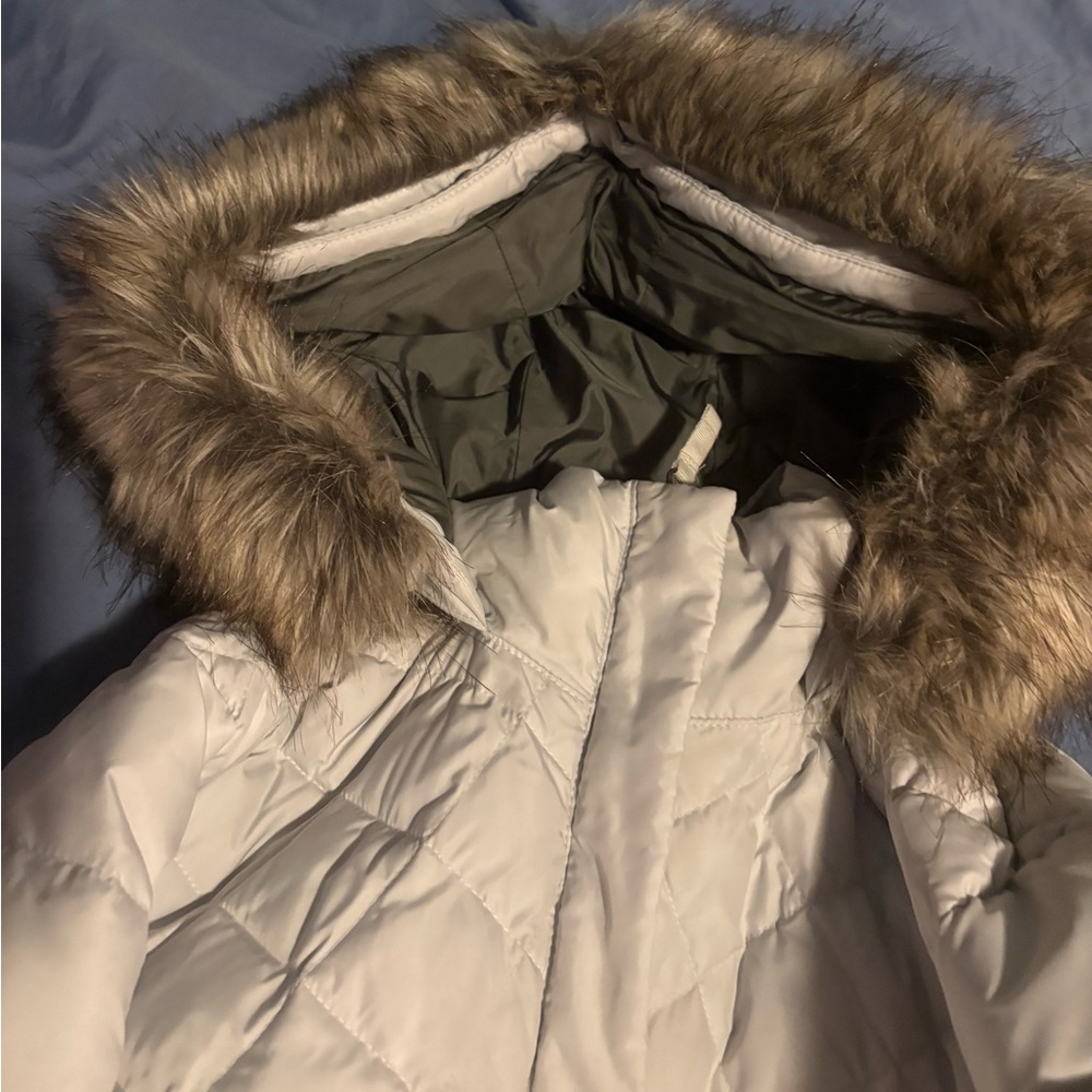 Eddie Bauer Women's Gray 550 Down Jacket - Picture 4 of 5